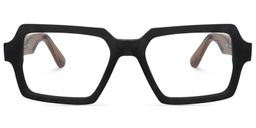 Arthur Black Rectangle Glasses0