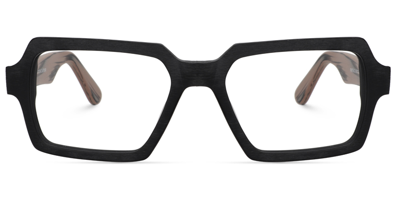 Arthur Geometric Black Glasses good-img