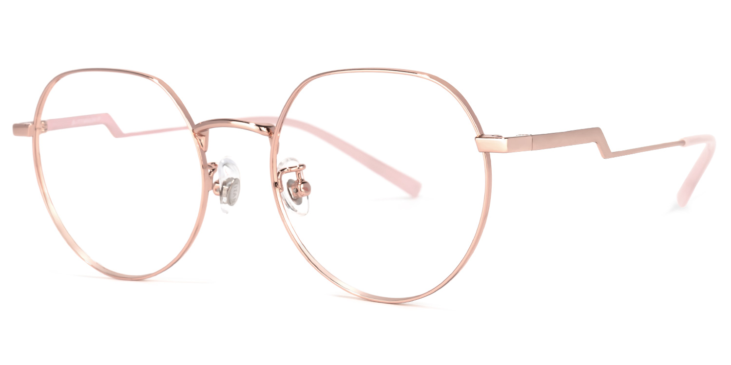 Tiffany Round Pink Glasses1