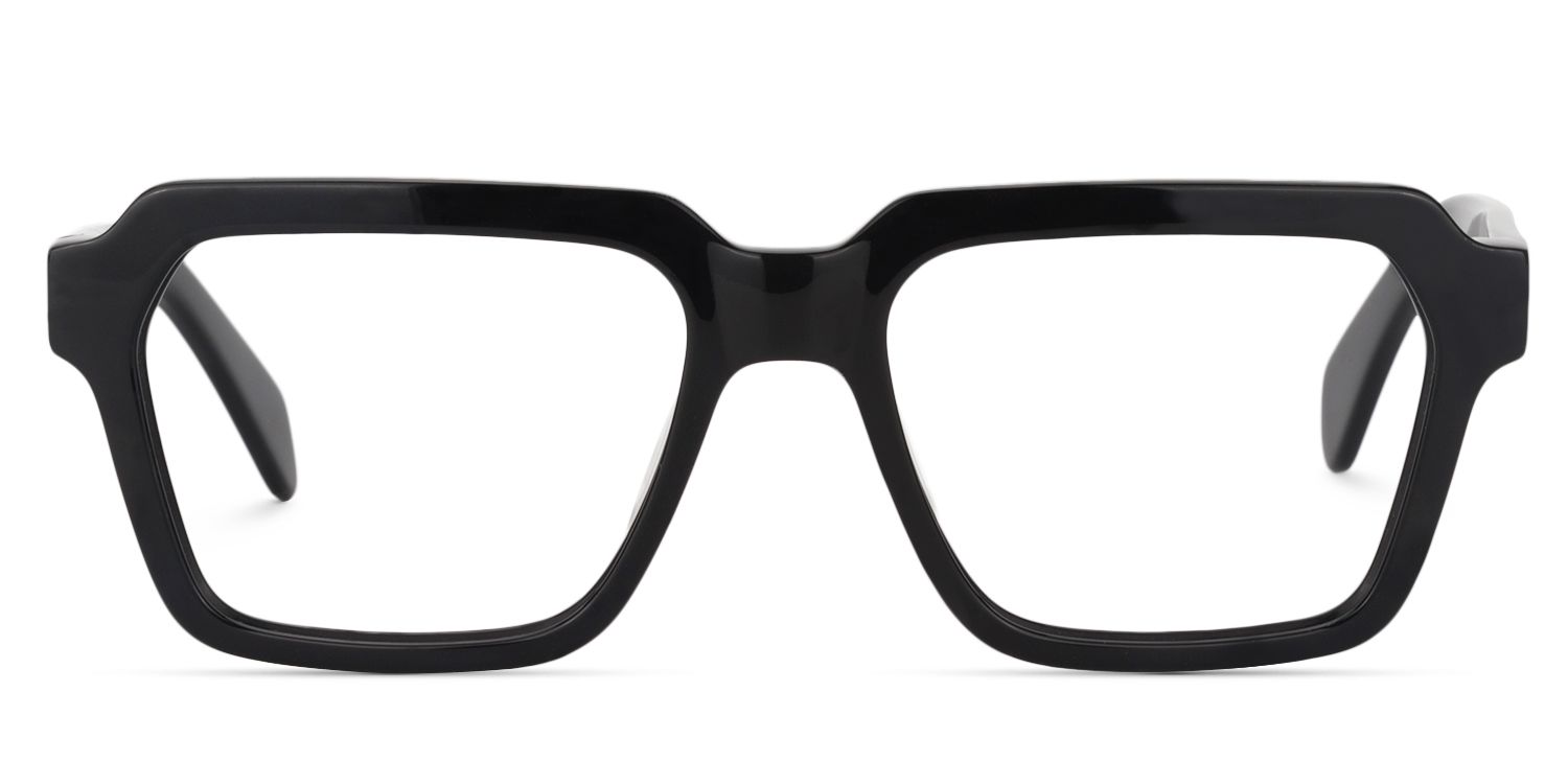 Square Black Glasses | ZEELOOL UK0
