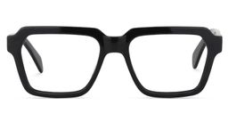 Cally Black Square Glasses0