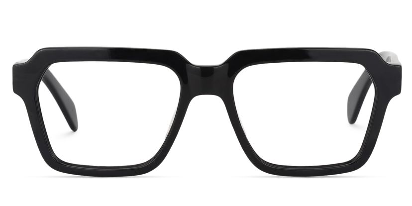 Cally Black Square Glasses