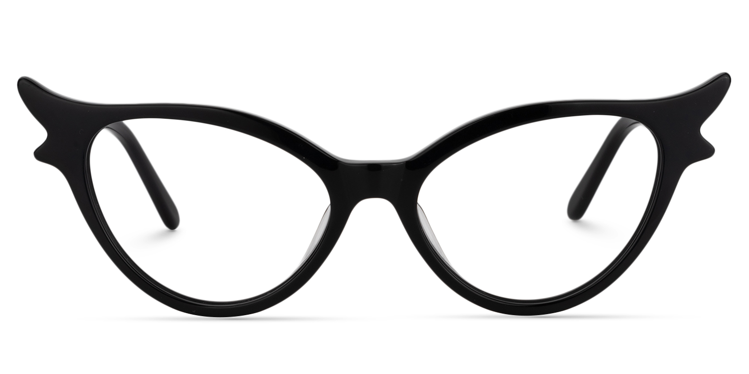 Judy Cat Eye Black Glasses | ZEELOOL UK0