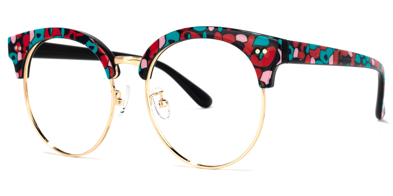 Tatiana Browline Floral Glasses | ZEELOOL UK1