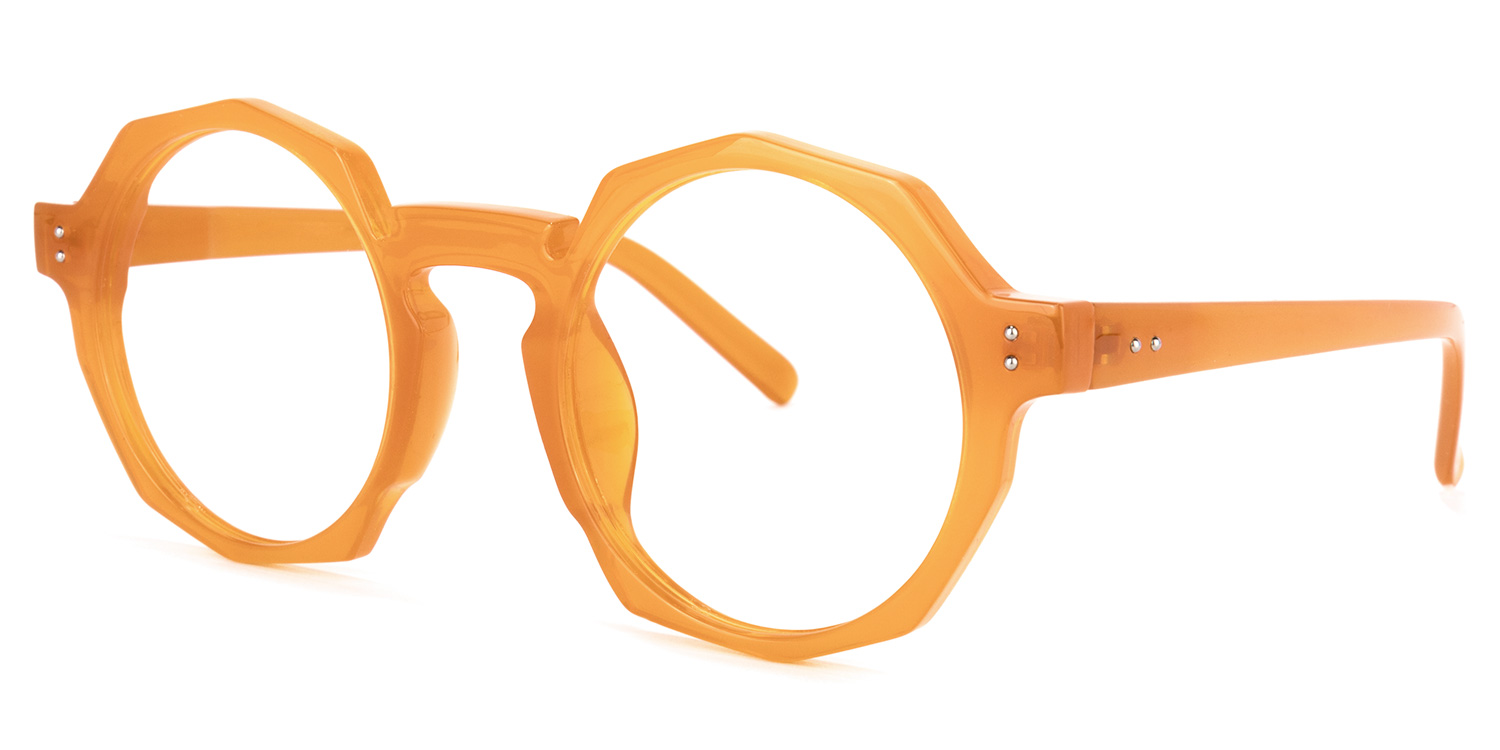 Goodwin Geometric Earthy-Yellow Glasses1