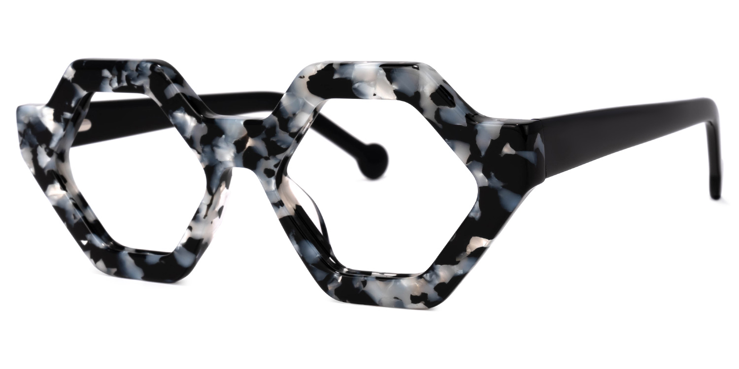 Barreto Geometric Marble Glasses | ZEELOOL UK1