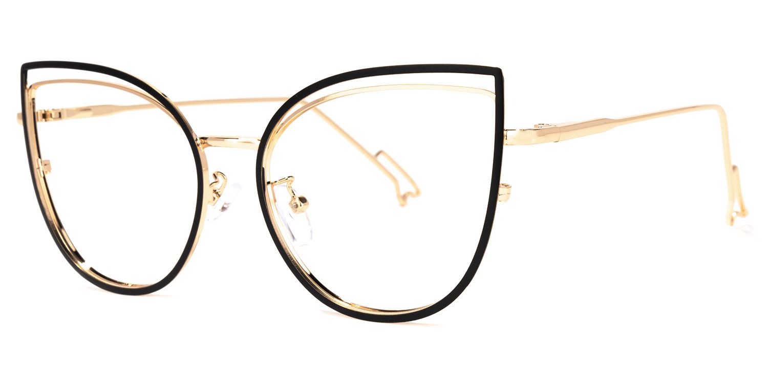 Spivey Cateye Black Glasses | ZEELOOL UK1