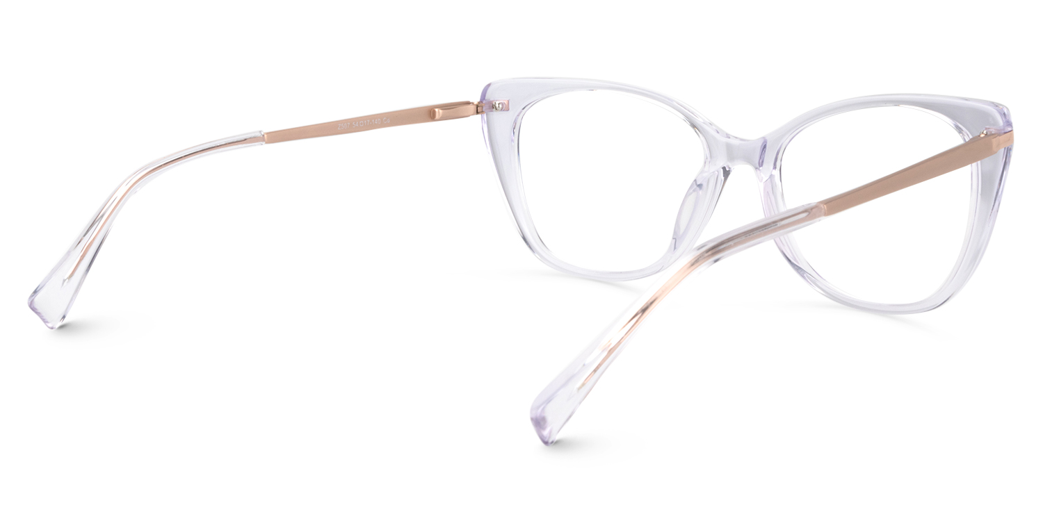 Cat Eye Crystal Glasses | ZEELOOL UK5