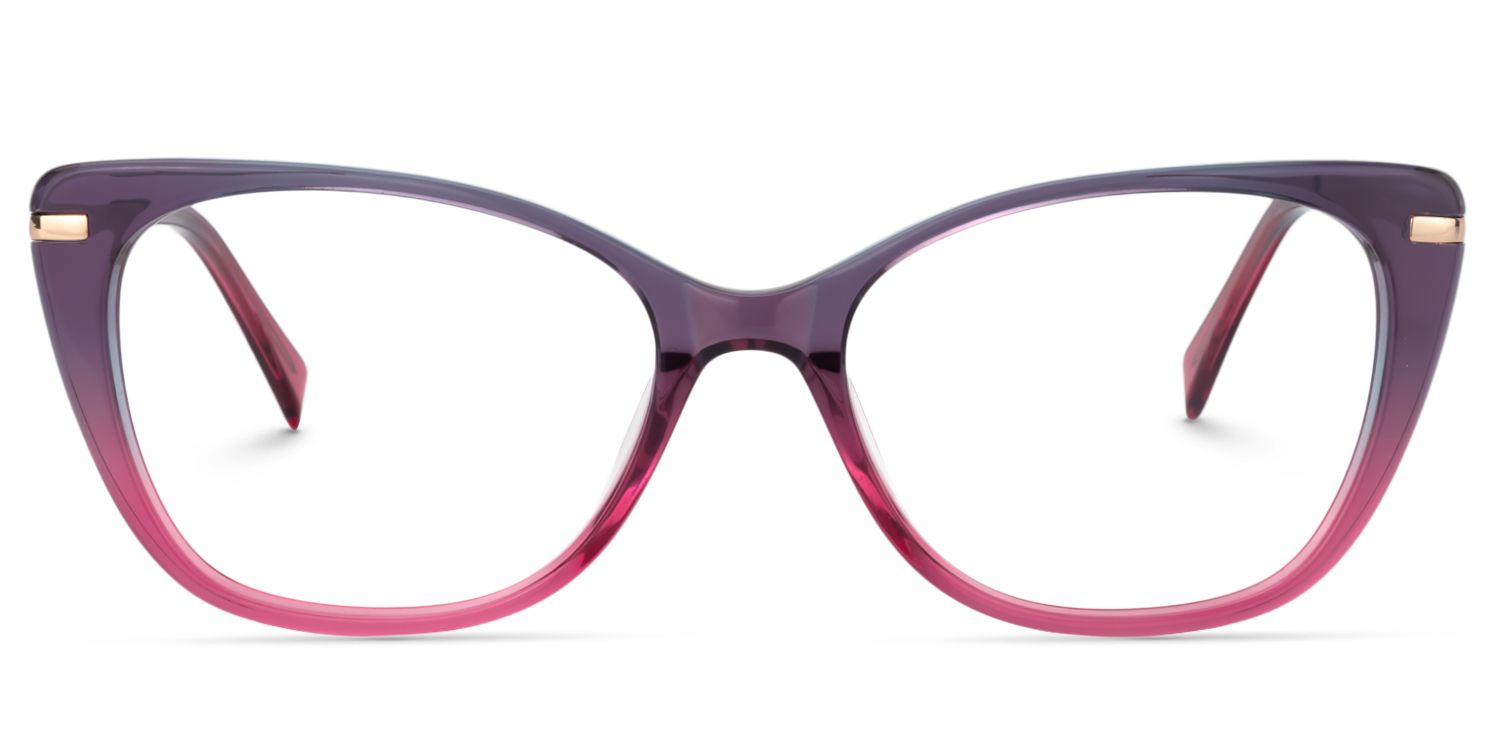 Cat Eye Red Glasses | ZEELOOL UK0