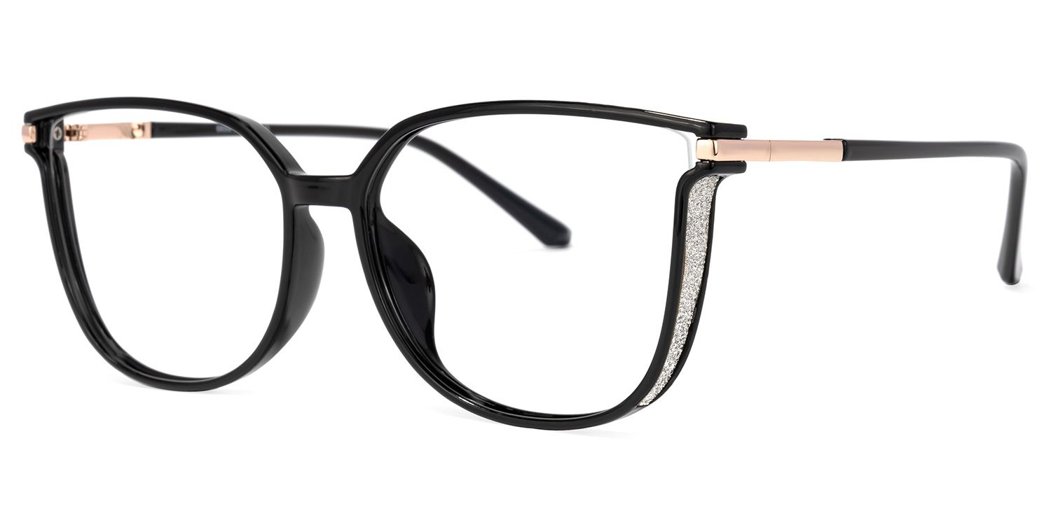 Rodz Square Black Frame Glasses with Prescription Lens3