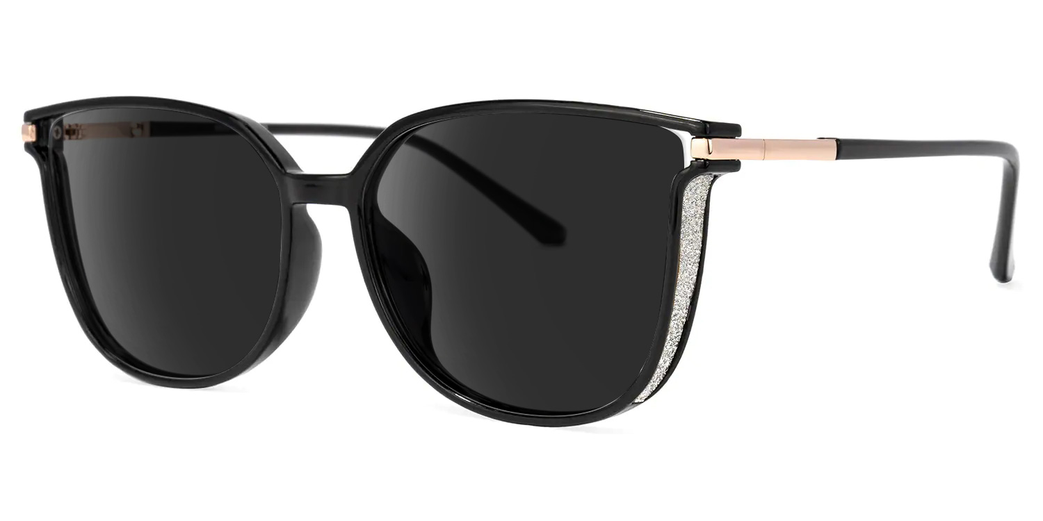 ZEELOOL Rodz Square Black Sunglasses