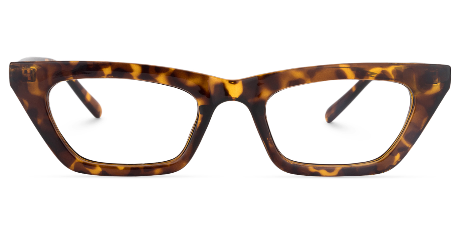 Channon Cat Eye Yellow Tortoise Glasses0