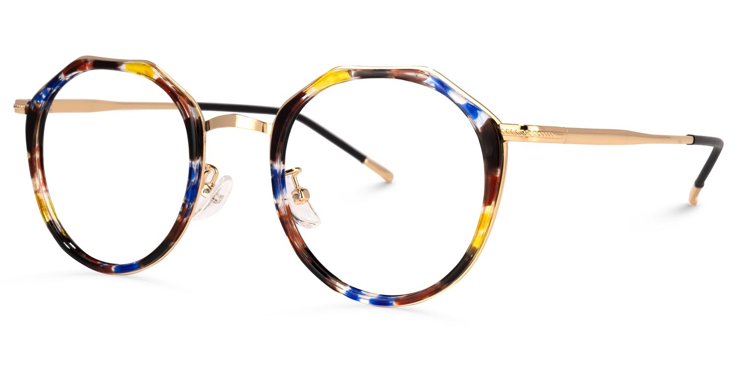 Gentry Geometric Floral Eyeglasses and Glasses Frames1