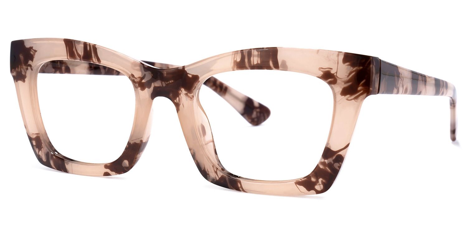 Vargas Square Pink-Floral Glasses | ZEELOOL UK1
