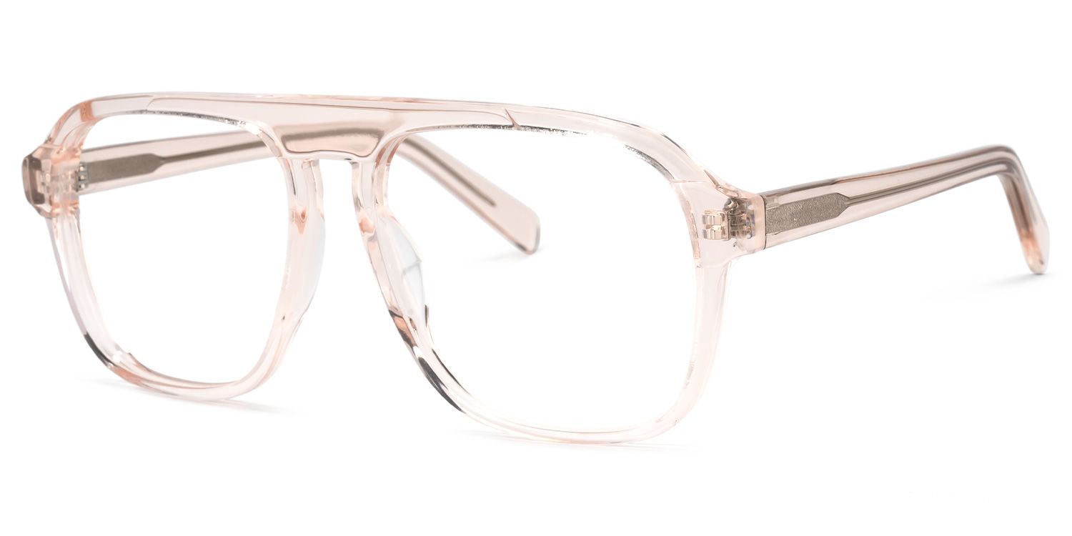 Shane Geometric Beige Glasses | ZEELOOL UK1