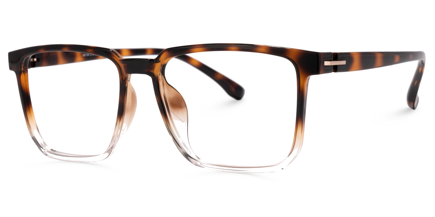 Zavala Rectangle Tortoise Glasses | ZEELOOL UK1