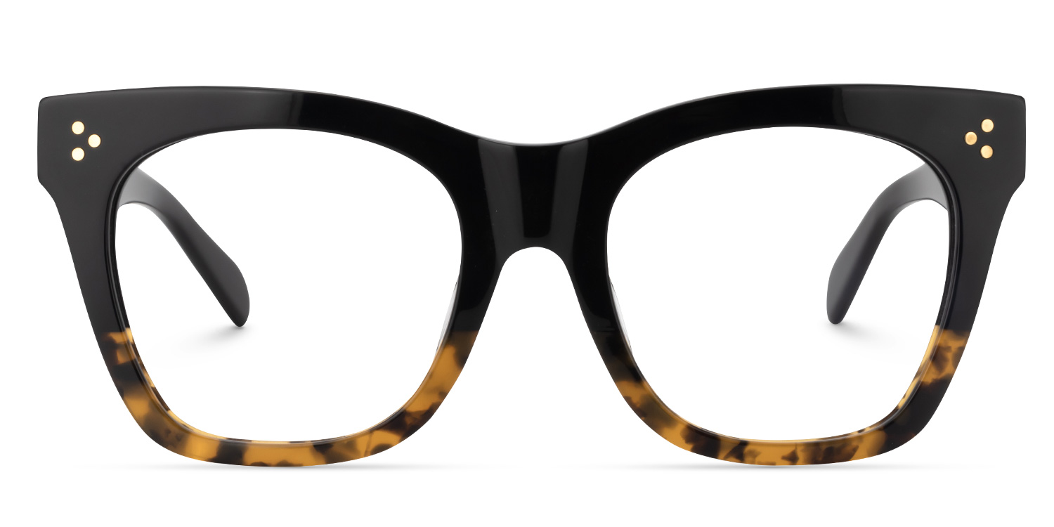 Tandy Rectangle Tortoise Glasses good-img
