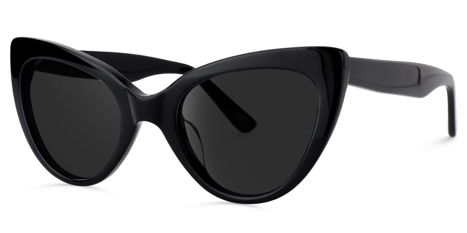 Cat Eye Black Glasses | ZEELOOL UK1