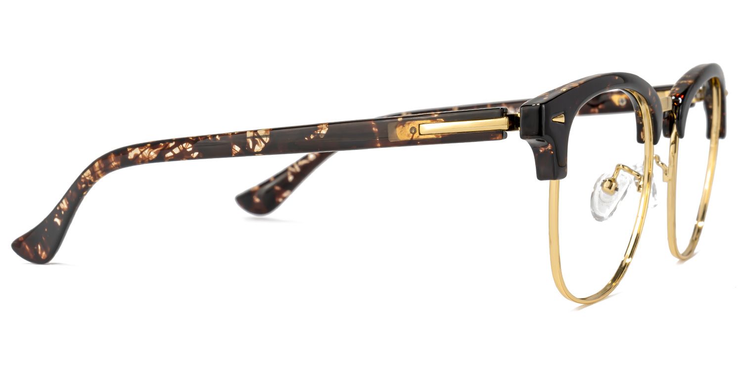 Lasha Browline Gold Glasses | ZEELOOL UK4