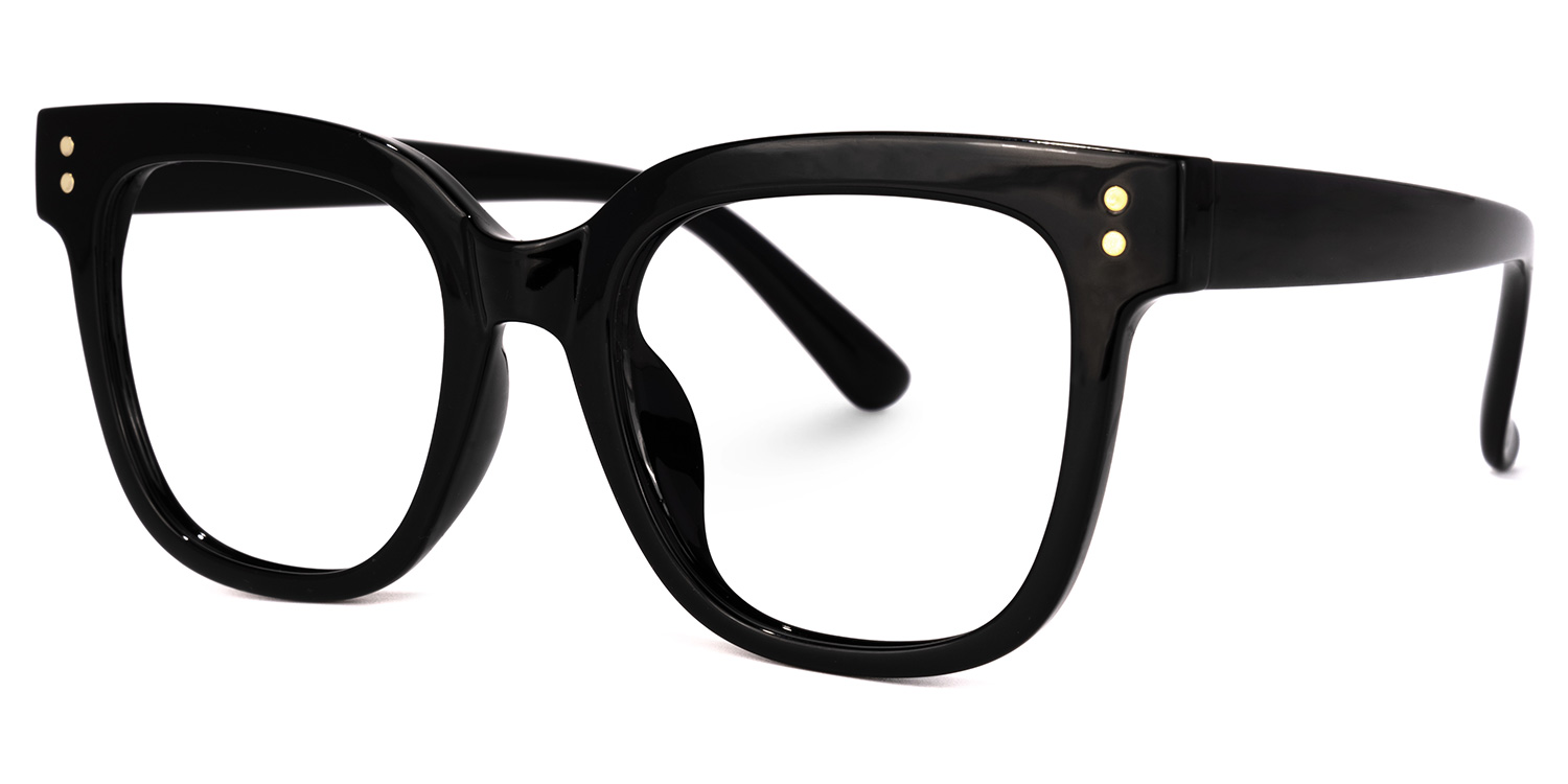 Oquendo Square Black Glasses | ZEELOOL UK1