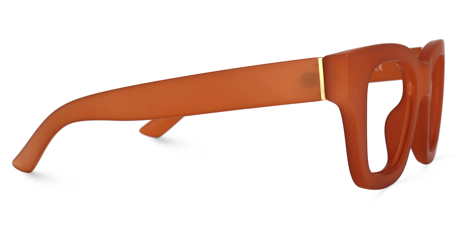 Adriane Square Brown Glasses | ZEELOOL UK2