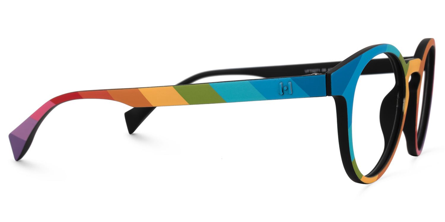 Street-Artist Round Multicolor Eyeglasses & Glasses Frames2
