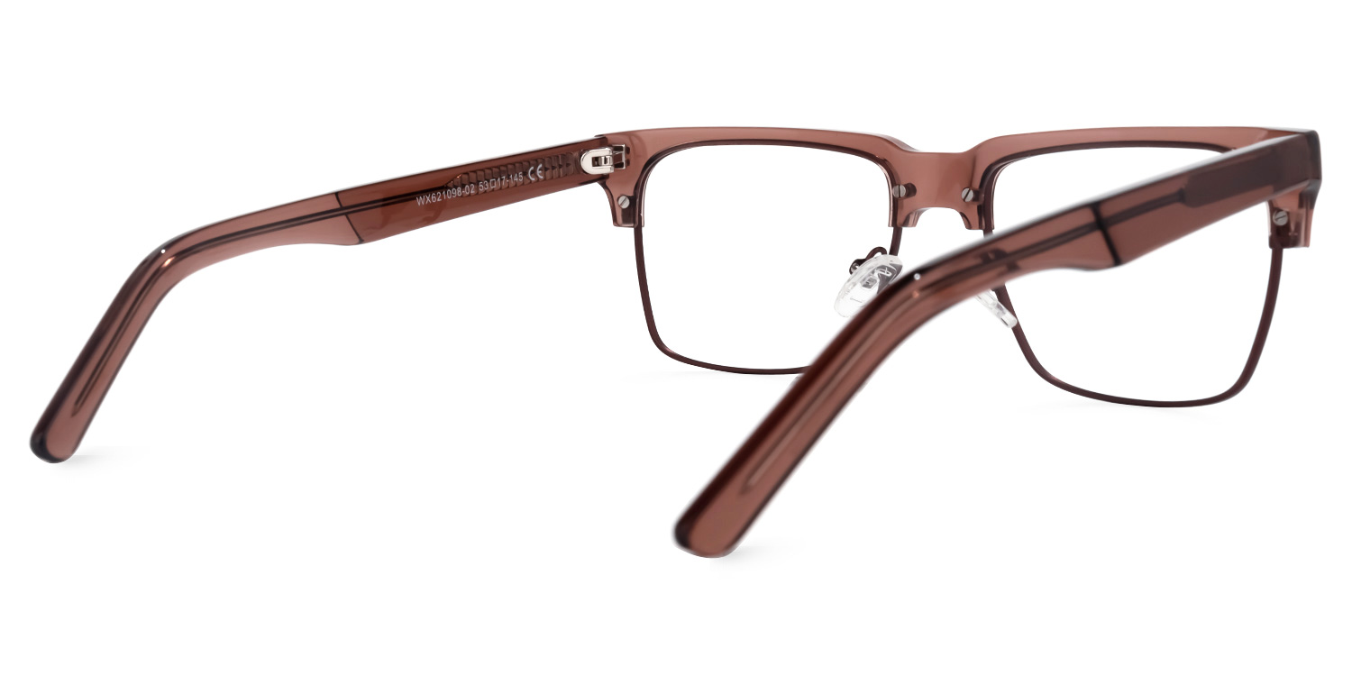 Mienzer Browline Brown Glasses | ZEELOOL UK3
