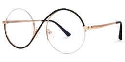 Flozif Black Round Glasses3