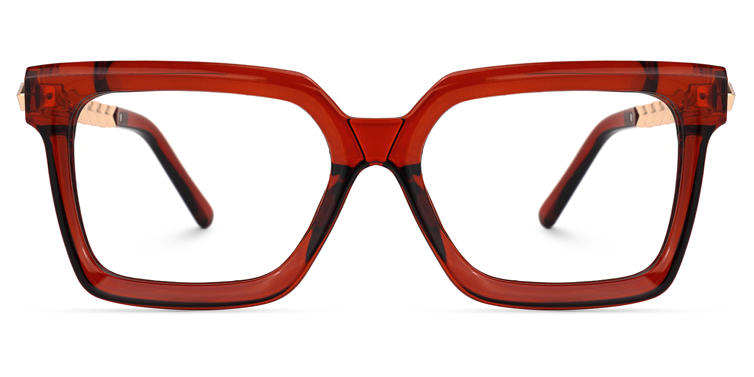 Andino Square Red Glasses | ZEELOOL UK0