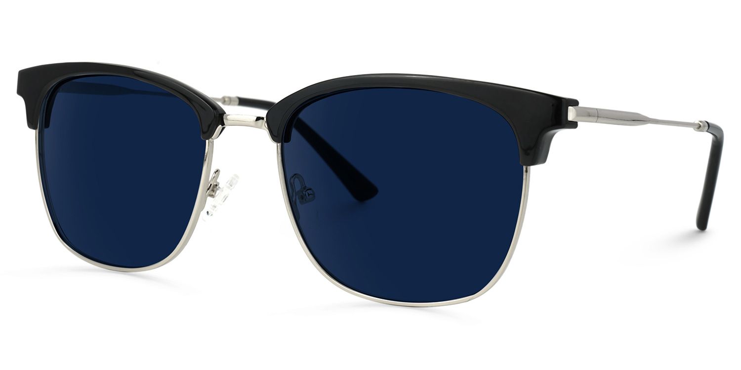 Marcelle Square Black Sunglasses | ZEELOOL UK1