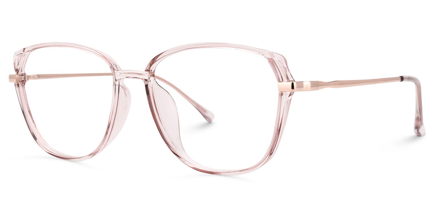 Haygood Cateye Pink Glasses | ZEELOOL UK1
