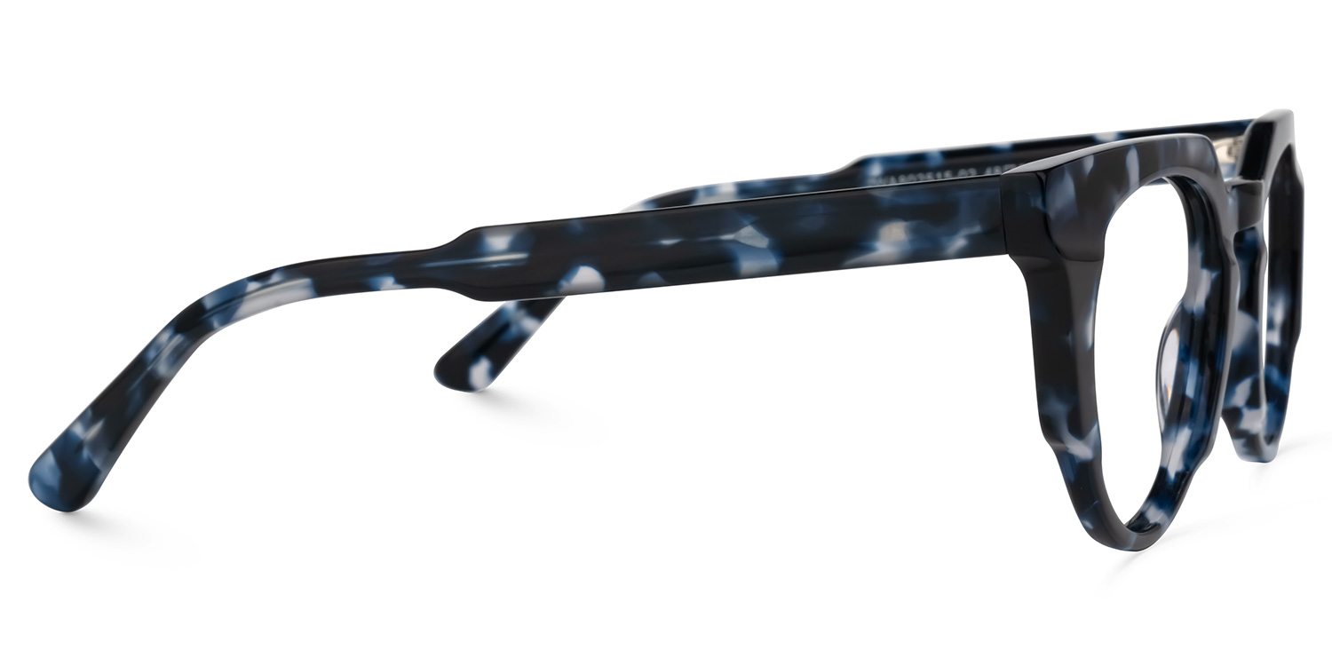 Jenkins Geometric Blue Glasses | ZEELOOL UK2