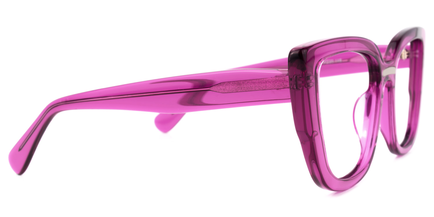 Peggy Cateye Purple Glasses | ZEELOOL UK2