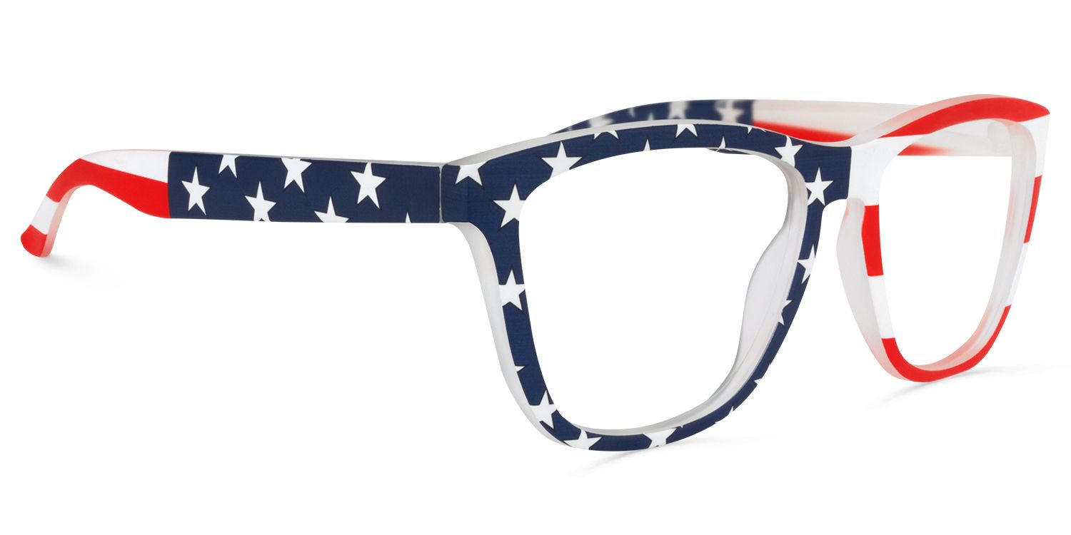Pedro Square USA Flag Glasses | ZEELOOL UK2
