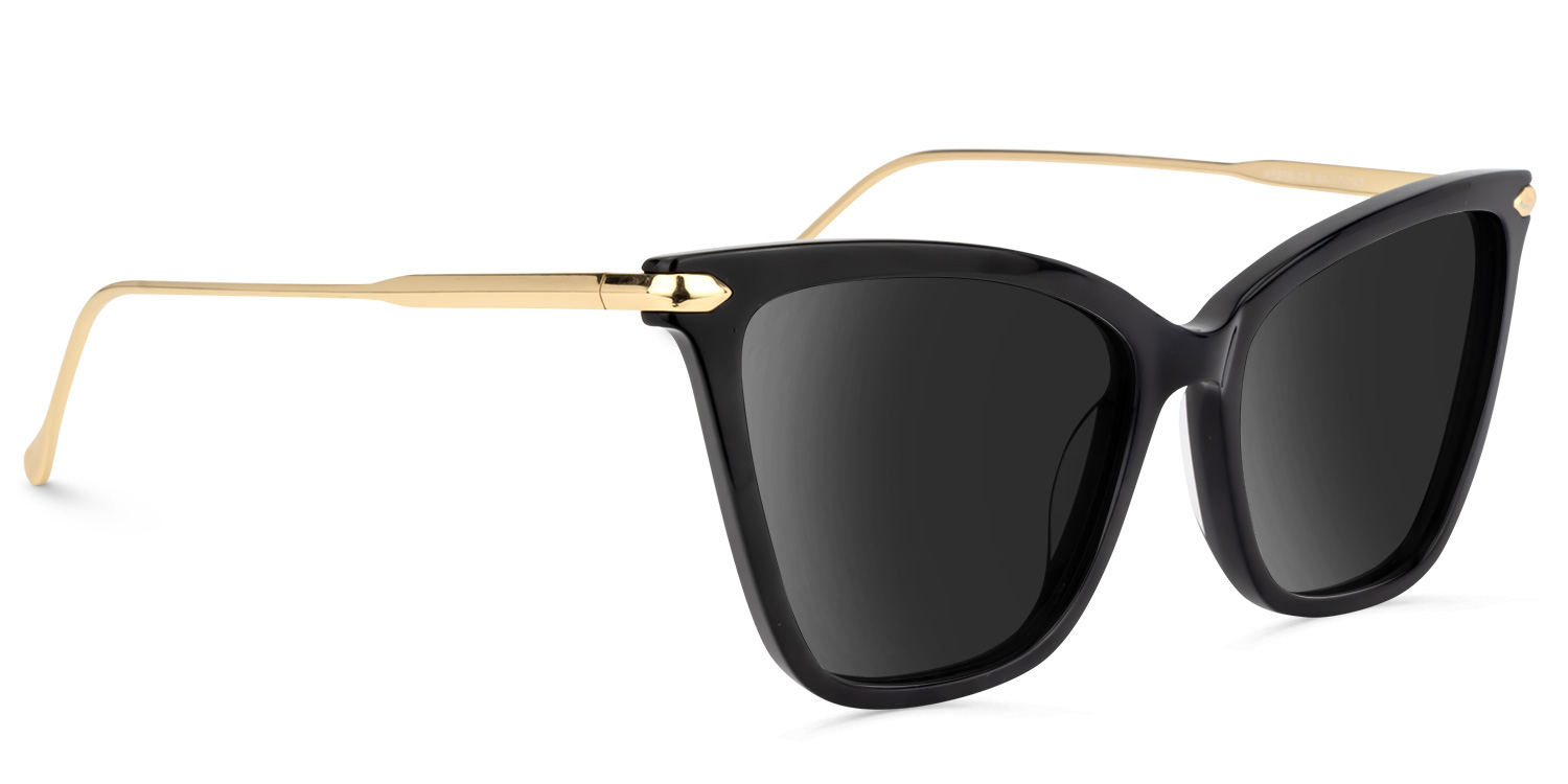 Cat Eye Black Glasses | ZEELOOL UK2