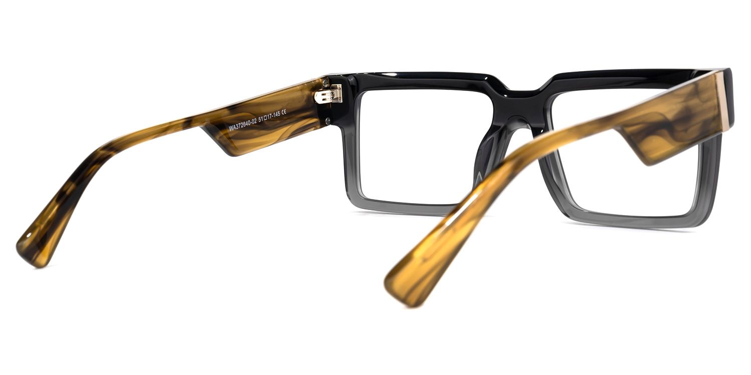 Palacious Square Two-Tone Glasses | ZEELOOL UK3