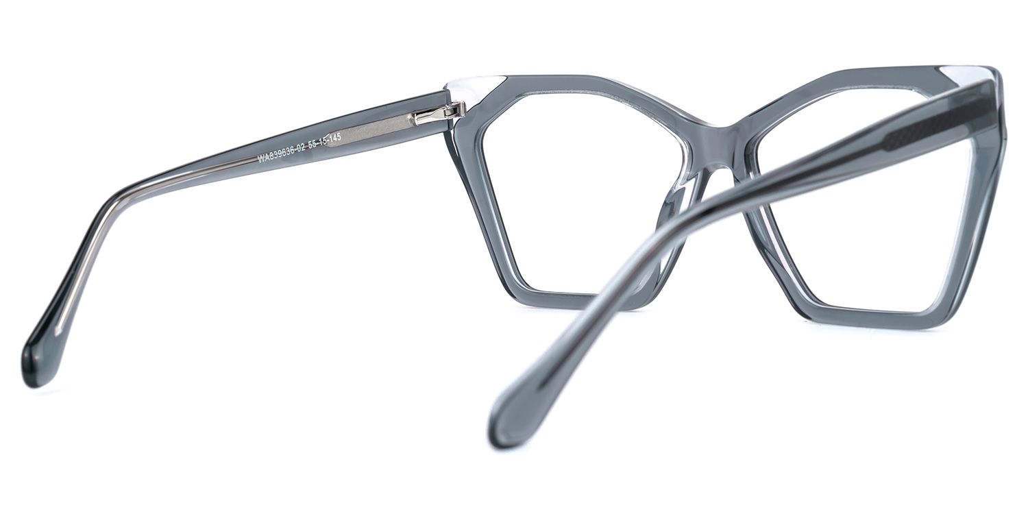 Sprouse Cateye Gray Glasses | ZEELOOL UK3