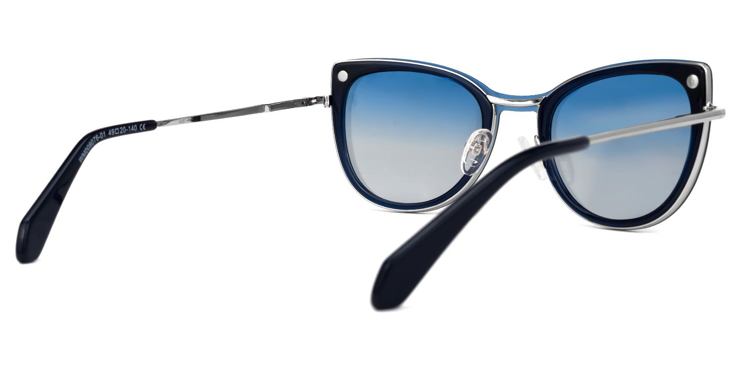 Paulette Clip-on Blue Glasses | ZEELOOL UK4