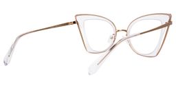 Orinthia Cateye Clear Glasses3