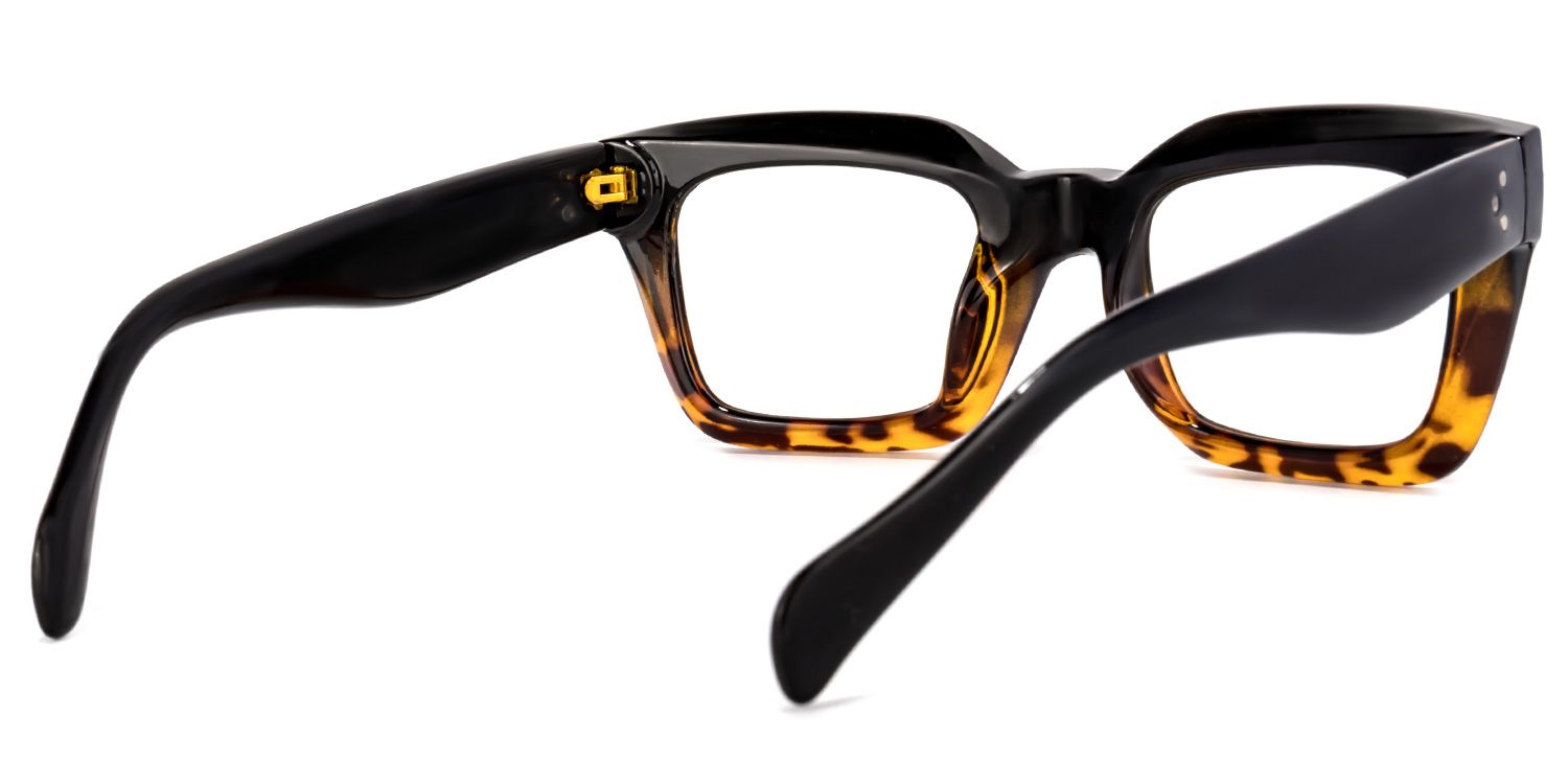 Nevaeh Square Yellow-Tortoise Glasses | ZEELOOL UK4
