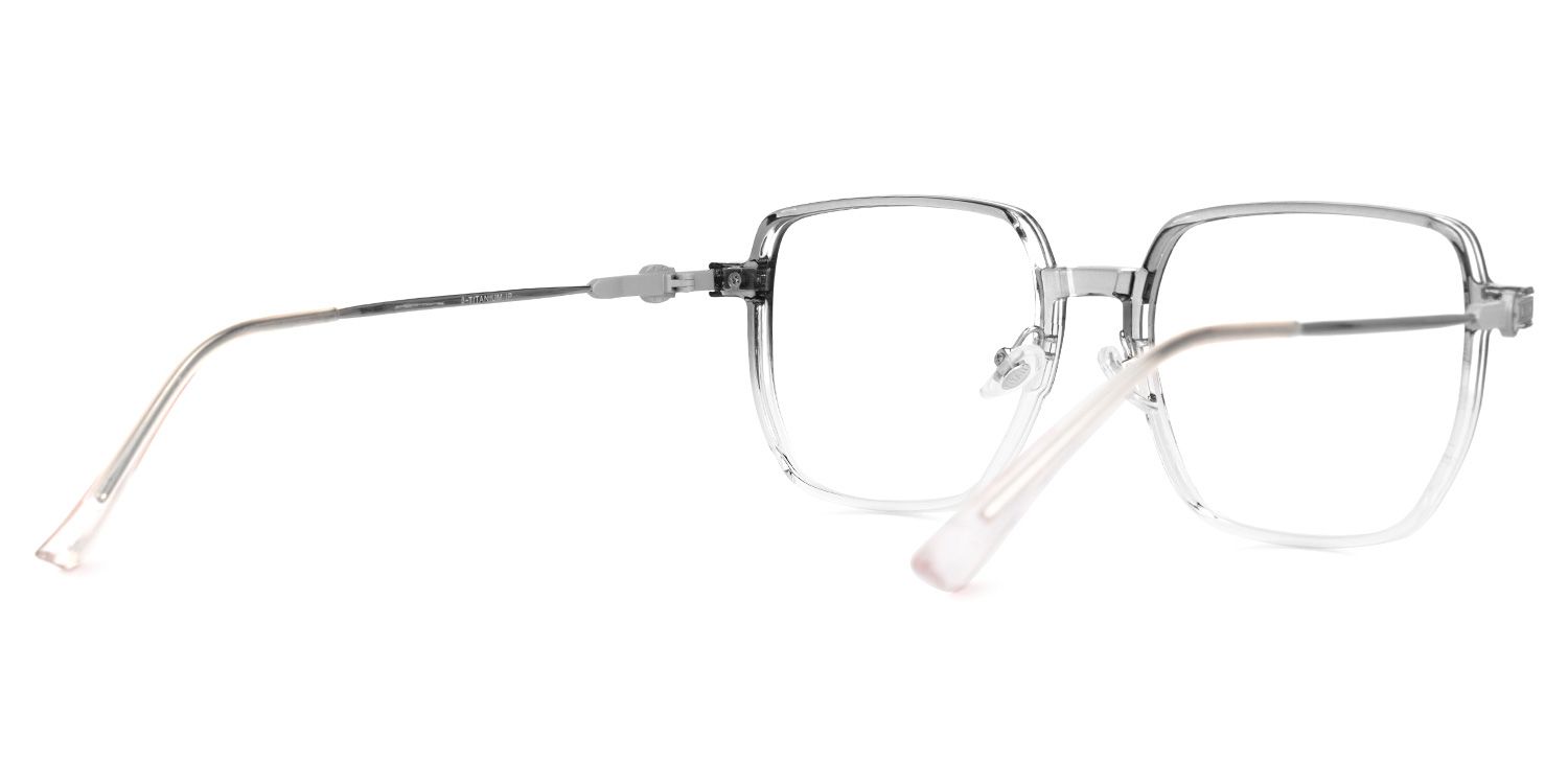 Djibril Square Gray Glasses | ZEELOOL UK3