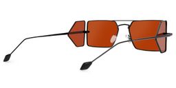 Romba Rectangle Red Sunglasses3