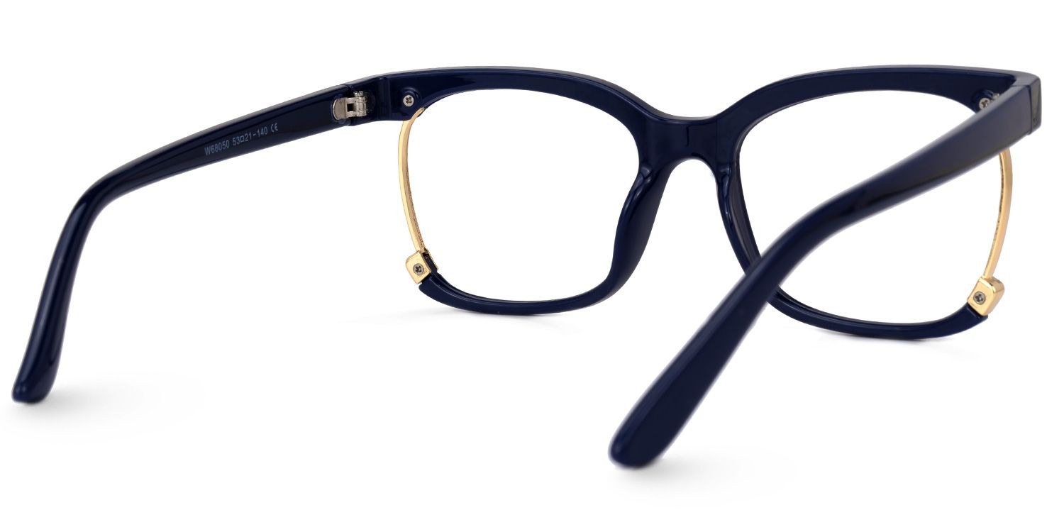 Obando Square Dark-Blue Glasses | ZEELOOL UK3