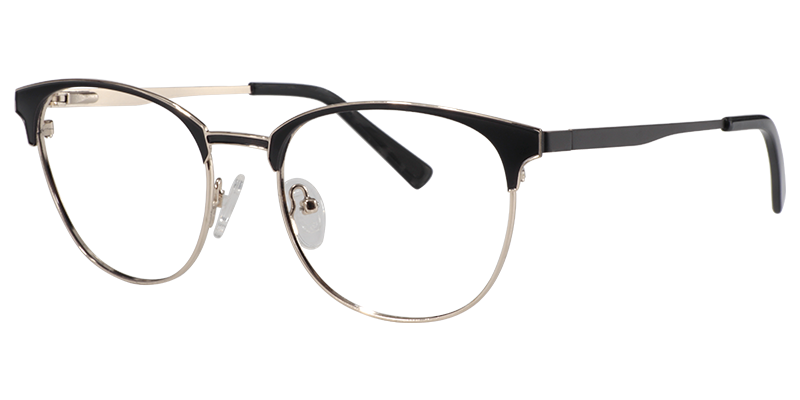 Browline Black Glasses | ZEELOOL UK2