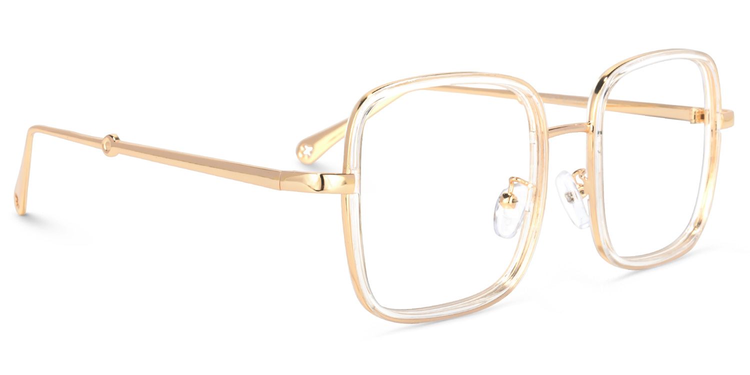 Ozzy Square Clear Glasses | ZEELOOL UK2