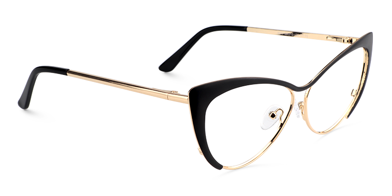 Cateye Black Glasses | ZEELOOL UK1