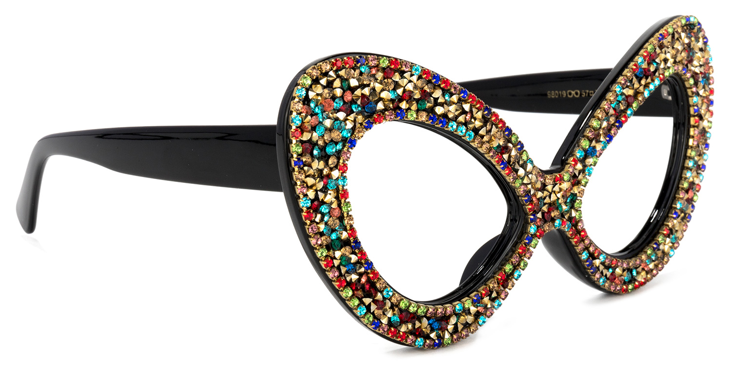 Poppy Cateye Colorful Glasses | ZEELOOL UK2