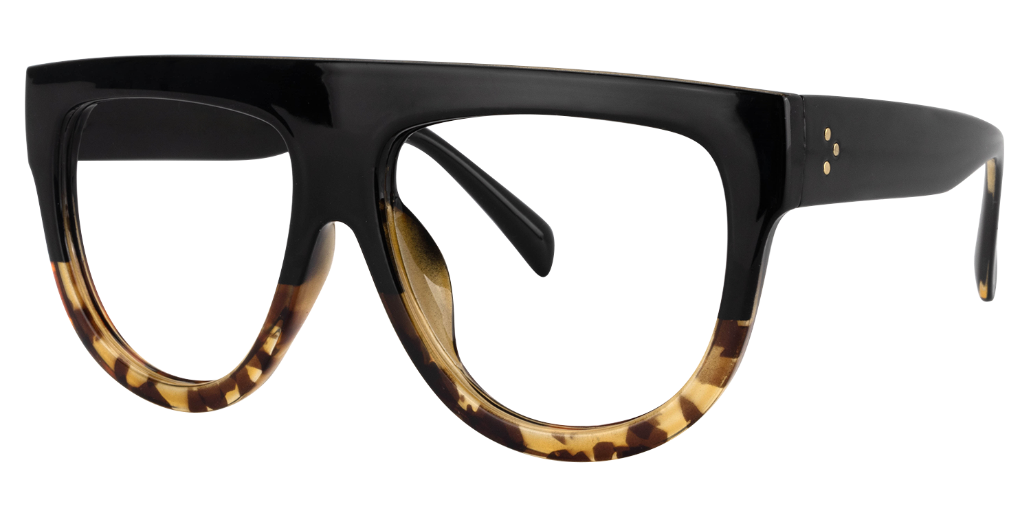 Jay Black Dark Tortoise Eyeglasses | ZEELOOL UK2