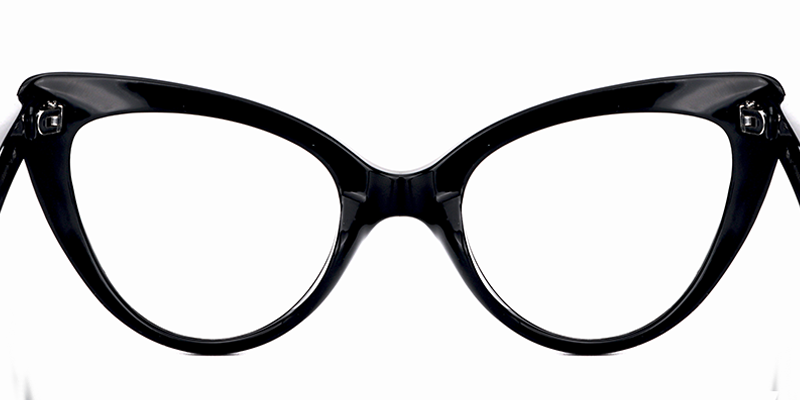 Cat Eye Black Glasses | ZEELOOL UK5