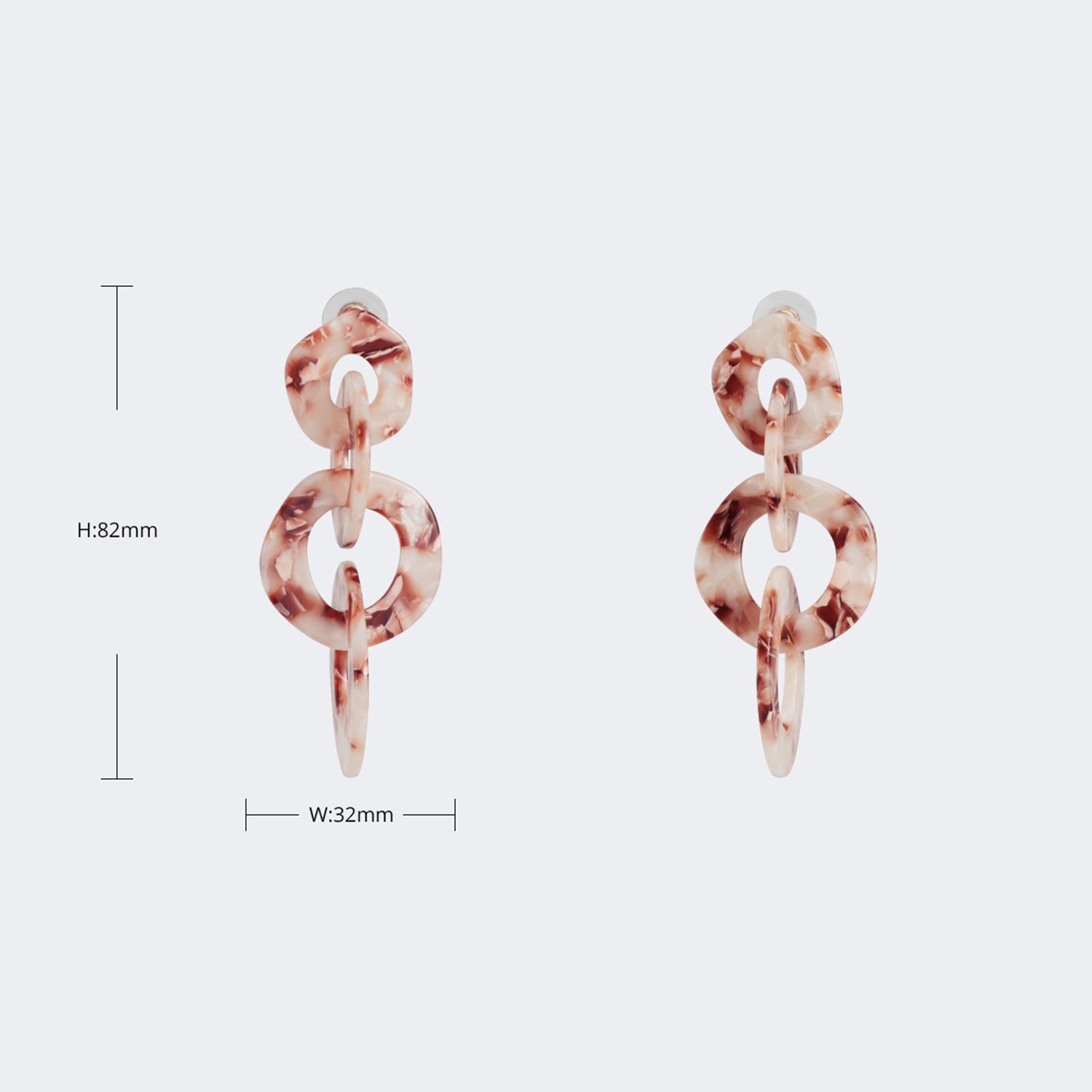 Vintage Round Floral Earrings | ZEELOOL UK4